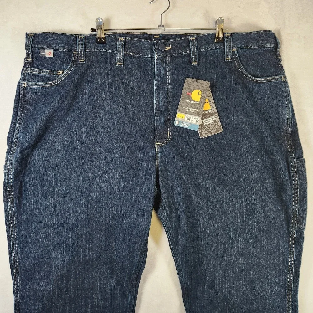 Carhartt FR Relaxed Fit Denim‎ Jeans 48x30 Flame Resistant Workwear NWT